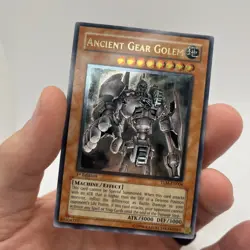 YUGIOH! NA PRINT Ancient Gear Golem TLM-EN006 Ultimate Rare 1st Edition LP - Image 2