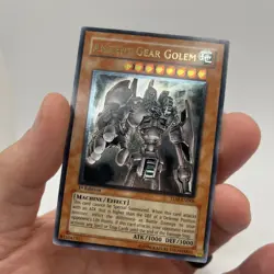 YUGIOH! NA PRINT Ancient Gear Golem TLM-EN006 Ultimate Rare 1st Edition LP - Image 3