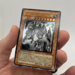 YUGIOH! NA PRINT Ancient Gear Golem TLM-EN006 Ultimate Rare 1st Edition LP - Image 4