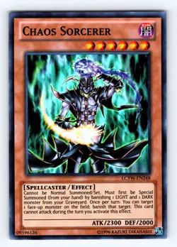 Yugioh Chaos Sorcerer LCYW-EN248 Super Rare - NM 💎 - Image 1