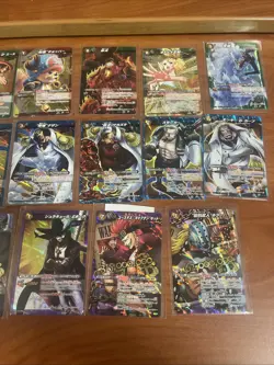 One Piece Carddass Miracle Battle Mega Rare Holo Foil Lot Of 20 LP/NM - Image 3