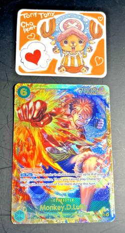 Monkey.D.Luffy (118) OP13-118 SEC GREEN ONE PIECE English - Image 1