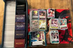 One Piece Collection Lot OP01 Through OP10 (60) SR, 100’s Of Rares, Supplies TCG - Image 1