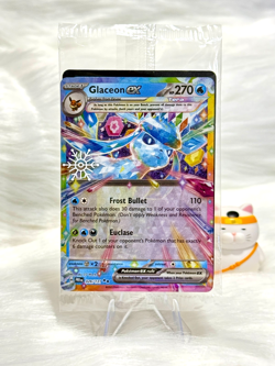 ✅ Glaceon ex 026/131 - Holiday Calendar Snowflake Stamp - Pokemon Card - SEALED - Image 1
