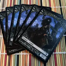 Zombie Token x6 (Moeller) Innistrad MTG Magic Free Shipping - Image 1