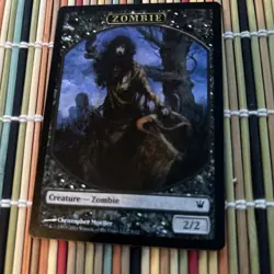 Zombie Token x6 (Moeller) Innistrad MTG Magic Free Shipping - Image 3