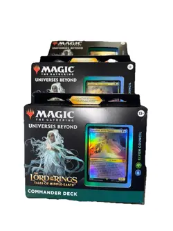 MTG Magic LOTR Tales of Middle Earth Commander Precon Elven Counsel - Image 1