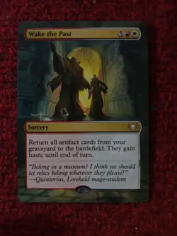 Wake the Past MTG Edge of Eternities Commander Hand Painted Extended Altered Art - Image 2