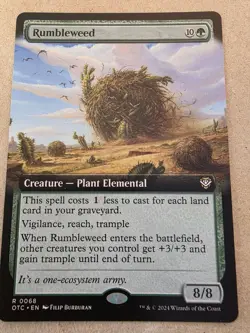 Rumbleweed - (Extended Art) Commander: Outlaws of Thunder Junction Regular - Mtg - Image 1