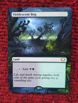 Viridescent Bog MTG Edge of Eternities Commander Hand Painted Full Altered Art v - Image 2