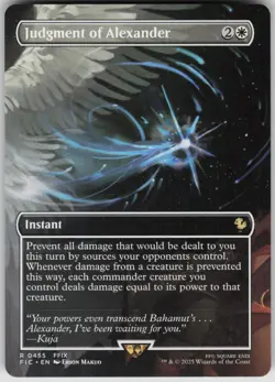 MTG Judgment of Alexander (Scene) Normal NM Commander: FINAL FANTASY Magic 455 - Image 1