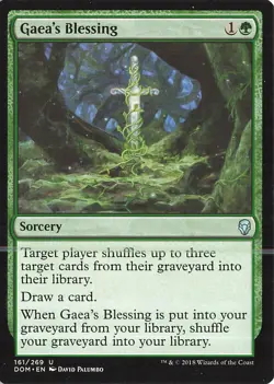 Gaea's Blessing U Dominaria 161 NM - Image 1
