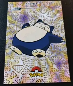 Shiny SNORLAX Shiny Card Database No. 143 Pokemon Gold Star Holo - Image 2
