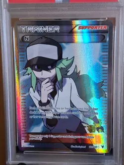 2011 Pokemon Black & White Noble Victories N Full Art Holo #101 - PSA 8 NM-MT - Image 2