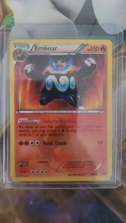 Emboar Holo Secret Rare BW Pokemon Next Destinies 100/99 Secret Rare - Image 1
