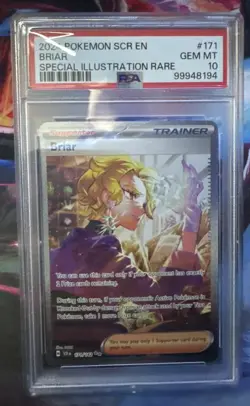 2024 Pokemon Stellar Crown Special Illustration Rare Briar #171 PSA 10 - Image 1