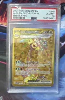 2024 Pokemon Surging Sparks 248/191 ALOLAN EXEGGUTOR EX Hyper Rare - PSA 10 - Image 1