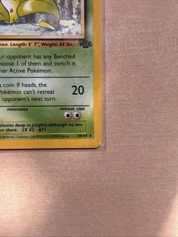Pokemon TCG Victreebel 30/64 Jungle Set Non-Holo Rare, Unlimited LP - Image 2