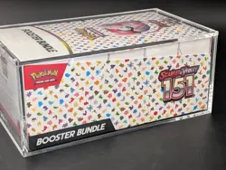 Pokemon 151 SV3.5 Booster Bundle Display Factory Sealed Case W/Acrylic Case - Image 4