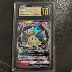 2018 Pokemon Mimikyu Japan Fairy Rise 038/050 Holo CGC 10 Pristine - Image 1