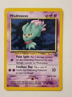 Pokemon Misdreavus 39 Black Star Promo LP - Image 1