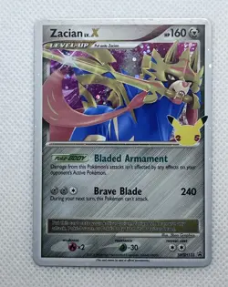 Zacian LV. X SWSH135 SWSH: Sword & Shield Promo Cards Holo Pokemon TCG - Image 1