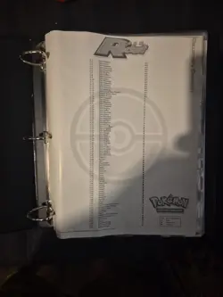 Pokemon TCG Team Rocket Binder Folder WOTC Rare EXCELLENT Condition Vintage (R) - Image 5