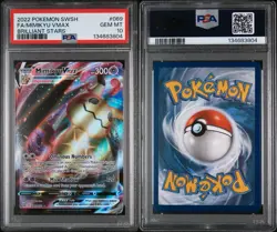 2022 Pokemon Sword & Shield Brilliant Stars Mimikyu VMAX #069 PSA 10 - Image 3