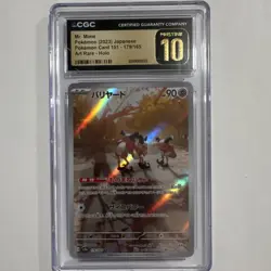Pokemon Mr. Mime Sv2a Card 151 179/165 Art Rare Holo CGC Pristine 10 Japanese - Image 1