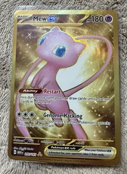 Pokemon TCG Mew EX 205/165 Scarlet & Violet 151 Holo Hyper Rare - Image 1