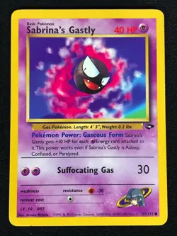 Pokemon Sabrina's Gastly 97/132 Common (LP) - Image 1