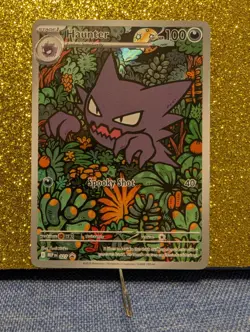 2025 POKEMON EN-ME BLACK STAR PROMO 027 HAUNTER MEGA GENGAR ex MEGA BATTLE DECK - Image 1