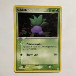 Oddish Pokemon TCG 68/101 Hidden Legends Reverse Holo Card - Image 1