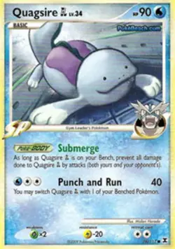 4x Lightly Played Quagsire [GL] - 76/111 - Common Pokemon Rising Rivals - Image 1