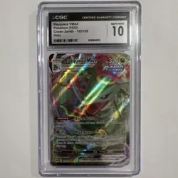 Pokemon Rayquaza VMAX Crown Zenith 102/159 Ultra Rare Holo CGC 10 - Image 1