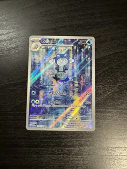 Pokemon TCG Poliwhirl Full Art 176/165 151 Card NM/M Condition - Image 1