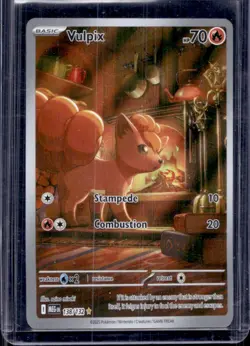 2025 Pokemon Mega Evolution Vulpix Illustration Rare #138/132 - Image 1