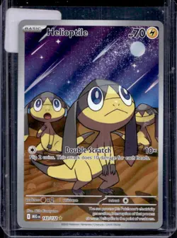 2025 Pokemon Mega Evolution Helioptile Illustration Rare #143/132 - Image 1