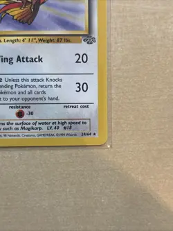 Pokemon TCG Pidgeot Jungle Card 24/64 Unlimited Non-Holo Rare LP - Image 2