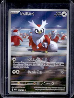 2025 Pokemon Mega Evolution Delibird Illustration Rare #152/132 - Image 1
