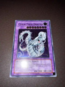 Yu-Gi-Oh! Cyber Twin Dragon -CRV-EN035- Ultimate Rare- 1st Edition NM! - Image 1