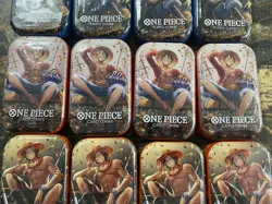 One Piece 12x Mini Tin Pack Set VOL. 2 English Case Quantity New Factory Sealed - Image 3