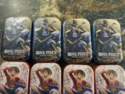 One Piece 12x Mini Tin Pack Set VOL. 2 English Case Quantity New Factory Sealed - Image 4