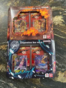 One Piece Illustration Box Vol 5 + Vol 6 Lot Set Of 2 Sealed QTY PRB-02 OP-13 A - Image 1