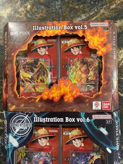 One Piece Illustration Box Vol 5 + Vol 6 Lot Set Of 2 Sealed QTY PRB-02 OP-13 A - Image 3