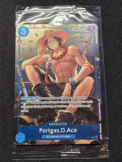 Portgas.D.Ace (Tin Pack Set Vol. 2) P-074 One Piece Promotion Cards Foil SEALED - Image 1
