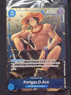 Portgas.D.Ace (Tin Pack Set Vol. 2) P-074 One Piece Promotion Cards Foil SEALED - Image 2