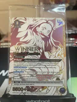 Union Arena Nezuko Kamado Rare Battle Winner Promo Alt Art Demon Slayer Sealed - Image 1