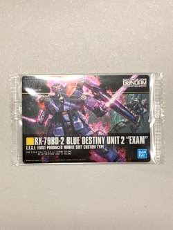 Blue Destiny UNIT2 "EXAM" - 234 - Mobile Suit Gundam Wafer Sealed Card Japanese - Image 1