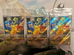 Pikachu SVP 027 Scarlet & Violet Promo Cards Holo NM/M Sealed 3x Lot - Image 1